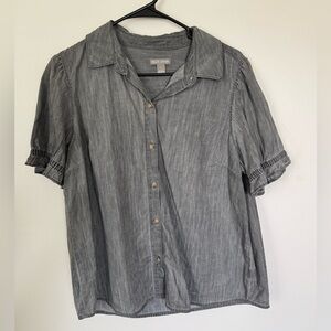 Large Falls Creek Charcoal Button Down